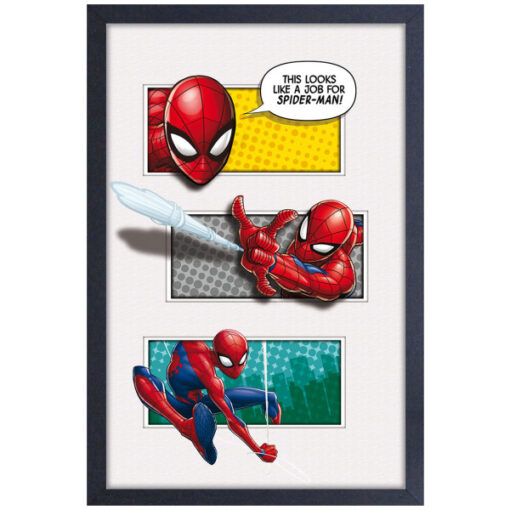 Looks Like a Job Spider-Man Faux Matte Framed