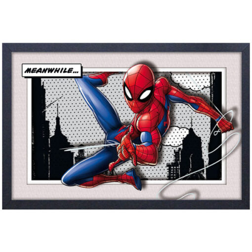 Meanwhile.. Spider-Man Faux Matte Framed