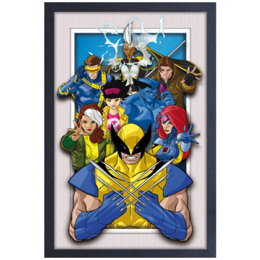 X-Men Roster Faux Matte Framed