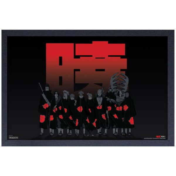 Art - Naruto Akatsuki Kanji Framed