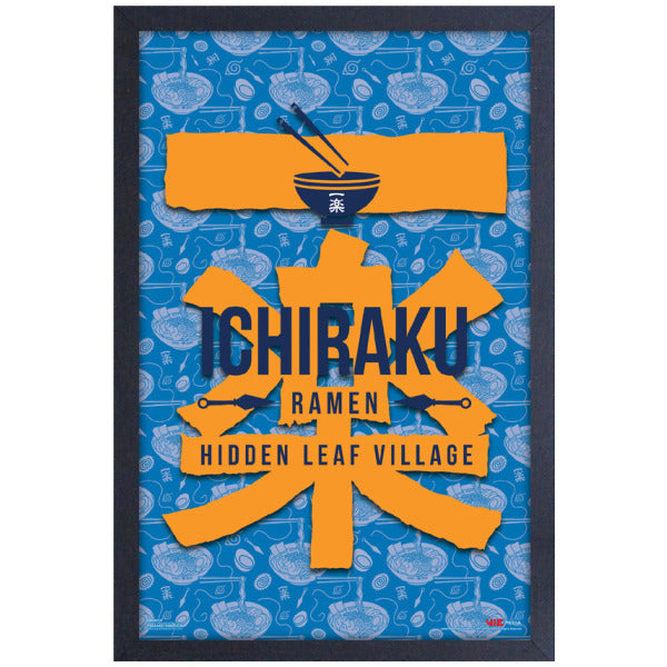 Art - Naruto Hidden Leaf Village Ramen Framed