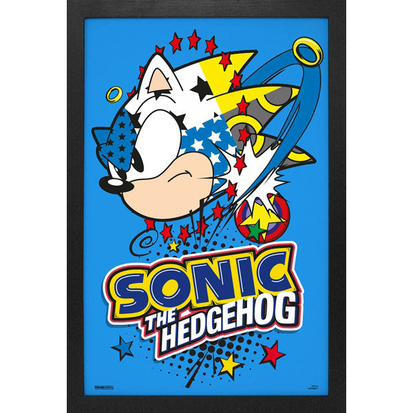 ART - Pop Sonic Framed