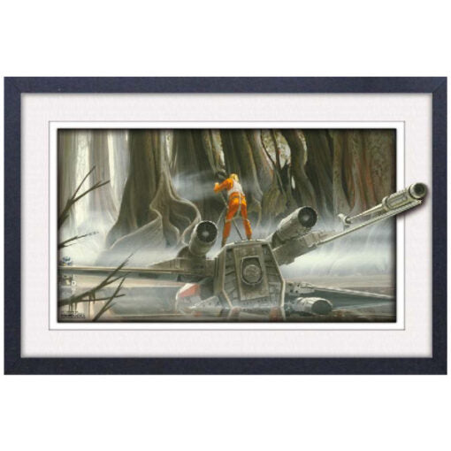Dagobah Star Wars Faux Matte Framed