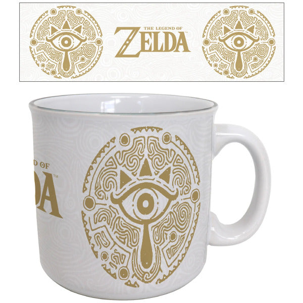 Mug - Zelda Sheikah Eye Lines Ceramic 20 Oz