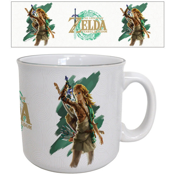 Mug - Zelda Tears Of The Kingdom Link Sword Ceramic 20 Oz