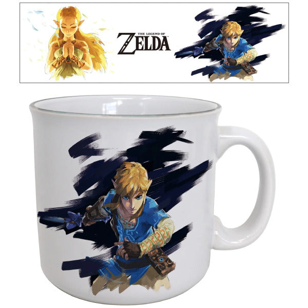 Mug - Zelda Link & Zelda Ceramic 20 Oz