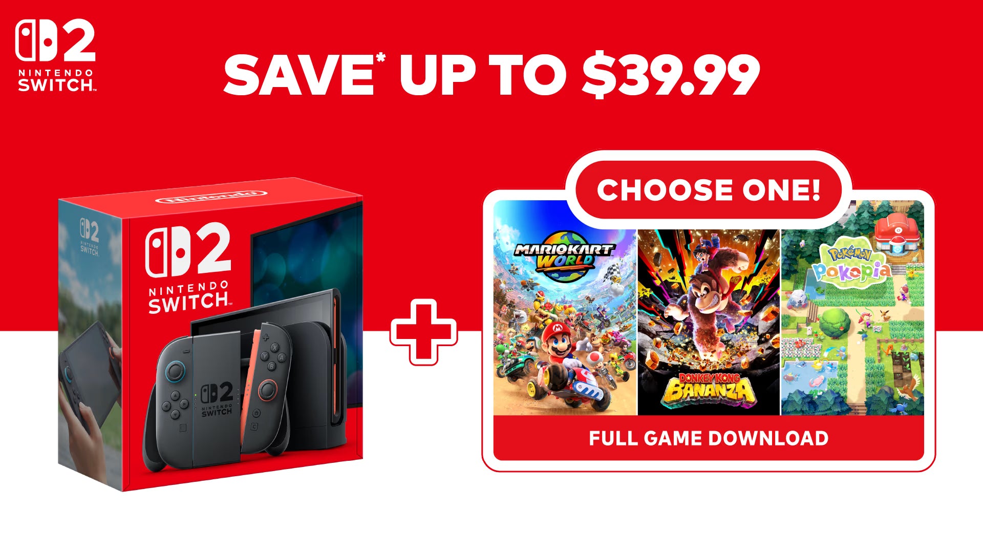 Nintendo Switch 2: Choose Your Game Bundle