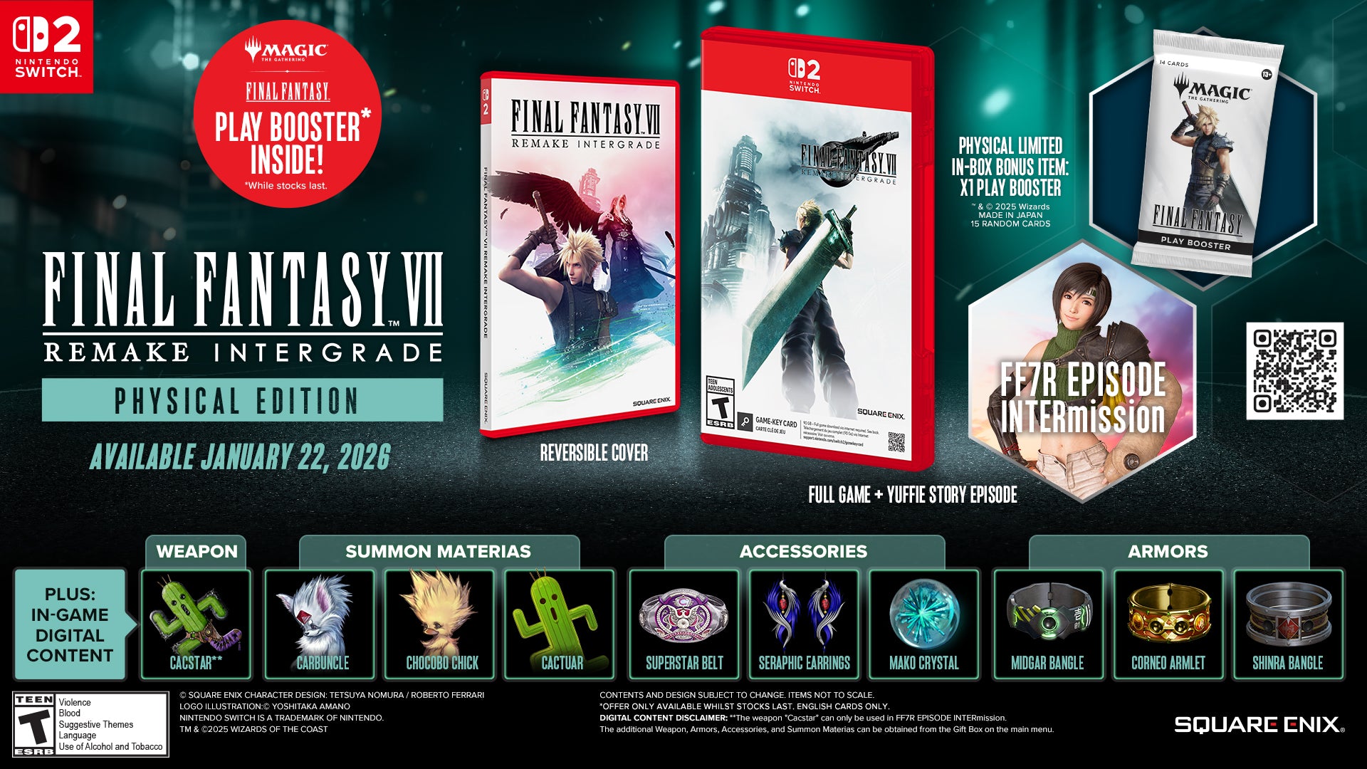 FINAL FANTASY VII REMAKE INTERGRADE [DAY ONE EDITION]