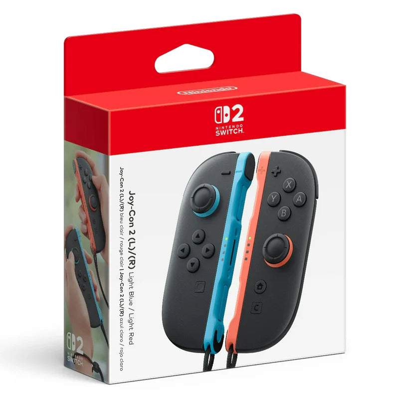 JOY-CON 2 (L)/(R) LIGHT BLUE/LIGHT RED