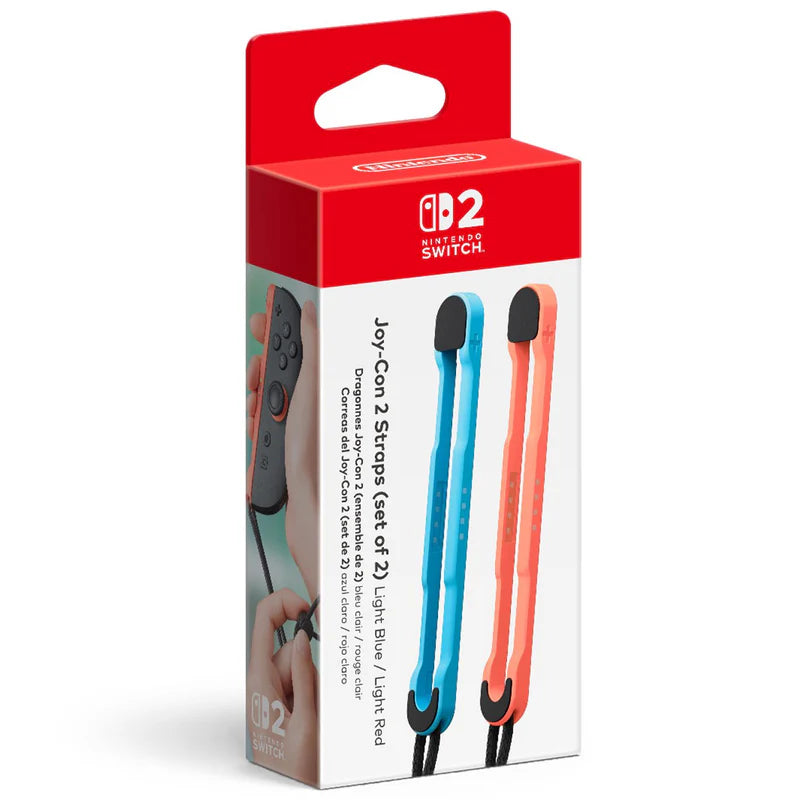 JOY-CON 2 STRAPS (SET OF 2) LIGHT BLUE / LIGHT RED