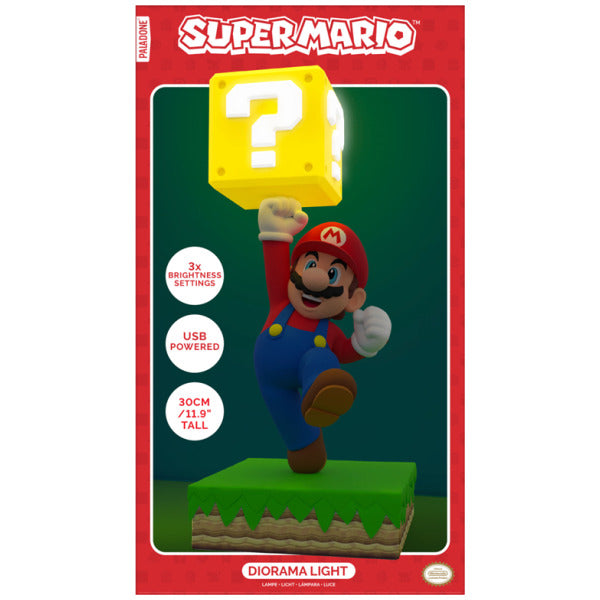 Super Mario 14″ Diorama/Figural Desk Lamp