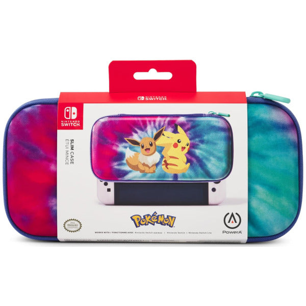 Tie Dye Pikachu and Eevee Slim Case for Nintendo Switch