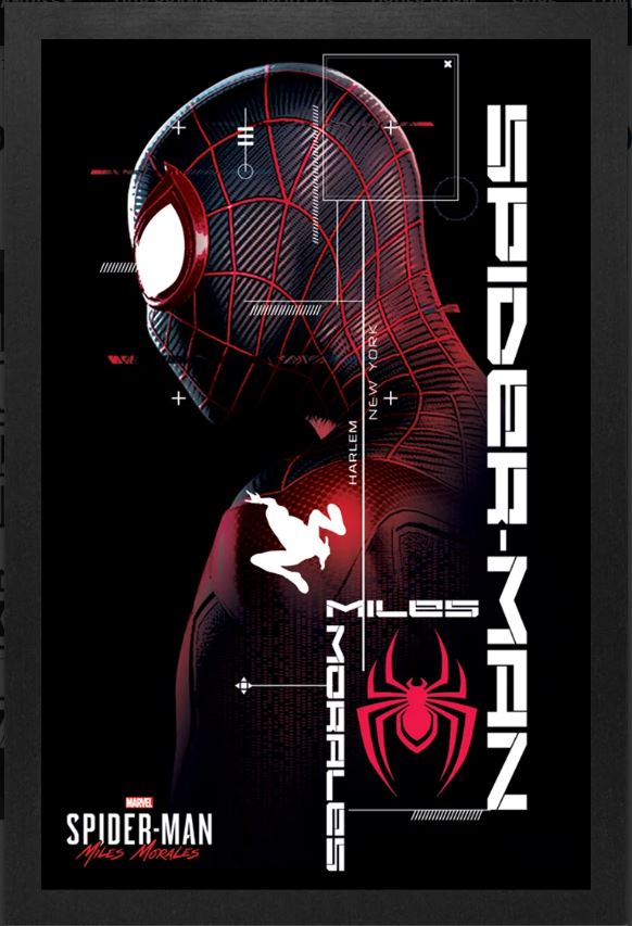 Art - Spiderman Miles Morales Framed