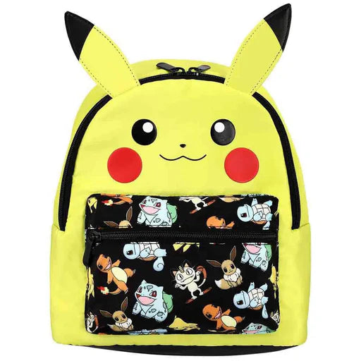 Pokemon Pikachu Ears Yellow 12″ 3D Backpack