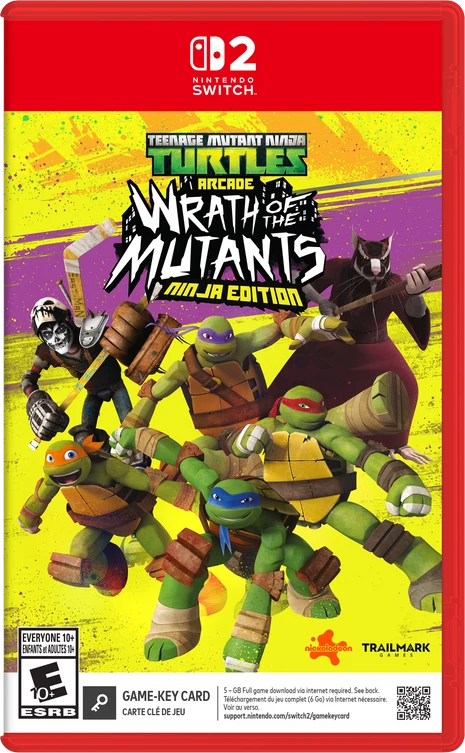 TEENAGE MUTANT NINJA TURTLES ARCADE WRATH OF THE MUTANTS NINJA EDITION
