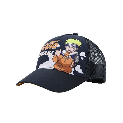 Hat - Naruto Sublimated Curved Brim Meshback