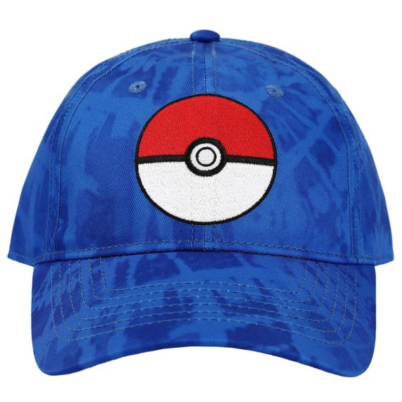 HAT - POKEMON Pokeball Blue Tie-Dye Cap