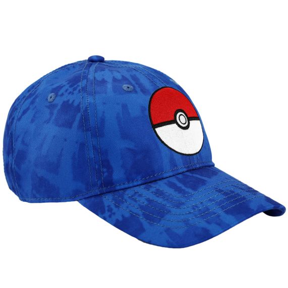 HAT - POKEMON Pokeball Blue Tie-Dye Cap
