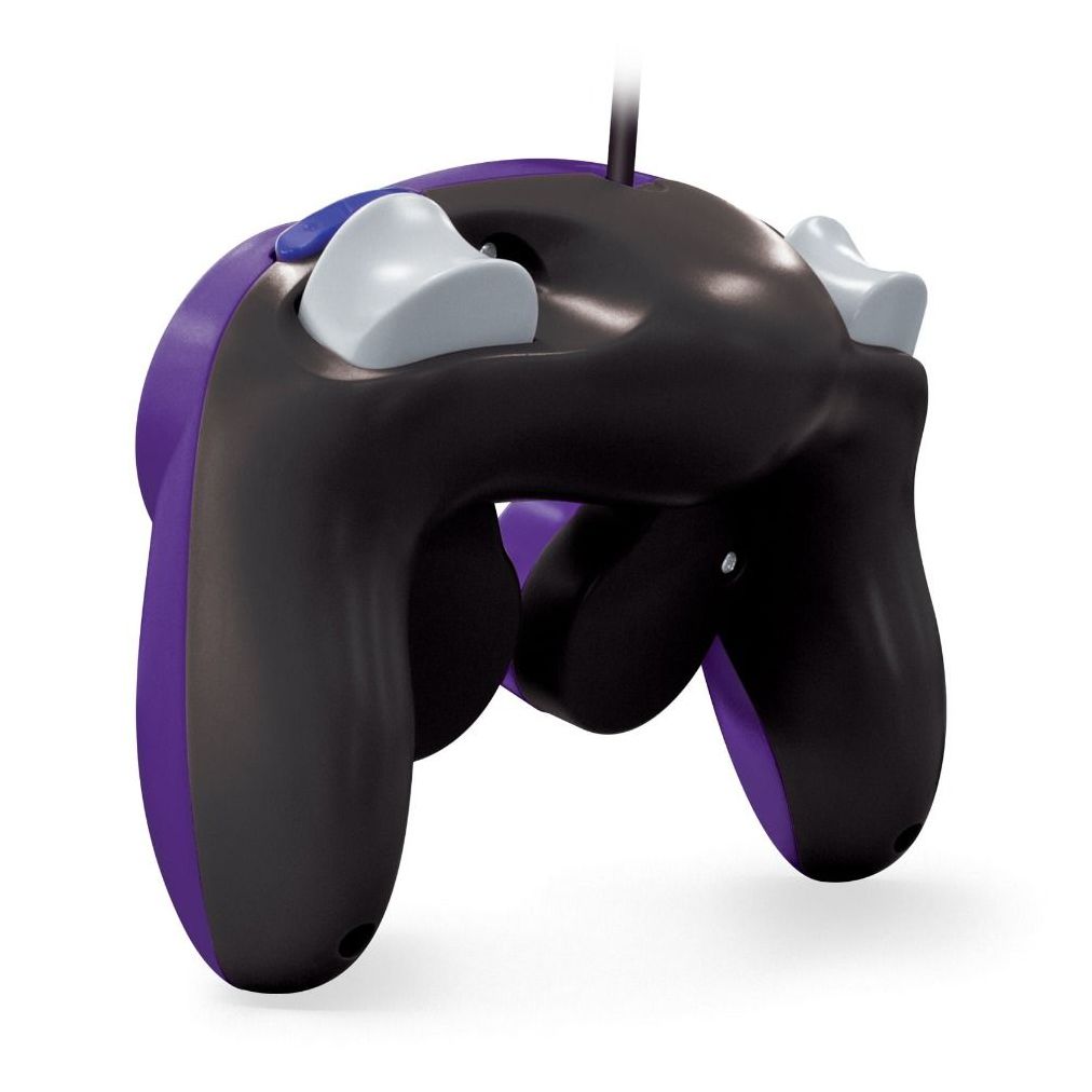 WII & GAMECUBE WIRED CONTROLLER (PURPLE/BLACK) (CIRKA)