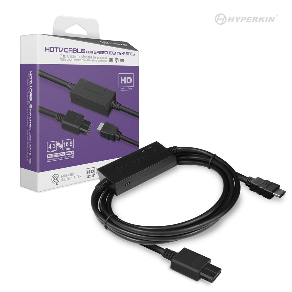 HYPERKIN 3-IN-1 HDTV CABLE FOR GAMECUBE / N64 / SNES