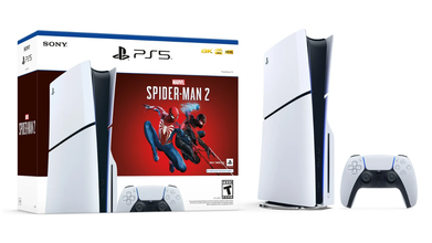 PS5 SLIM STANDARD HW W/ SPIDER-MAN 2 (CIB)