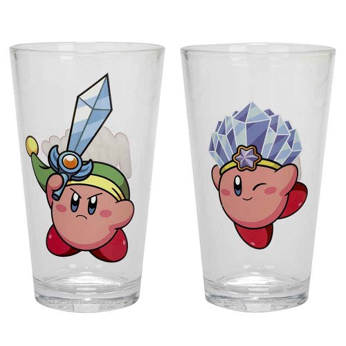 Glass - Kirby Abilities 16oz 2piece set