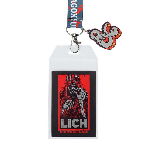 Lanyard - Dungeons & Dragons (Red/Purple) Litch