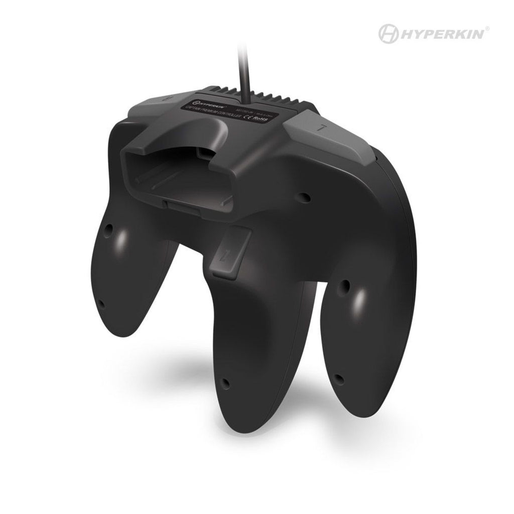 HYPERKIN CAPTAIN PREMIUM CONTROLLER FOR N64 (BLACK)