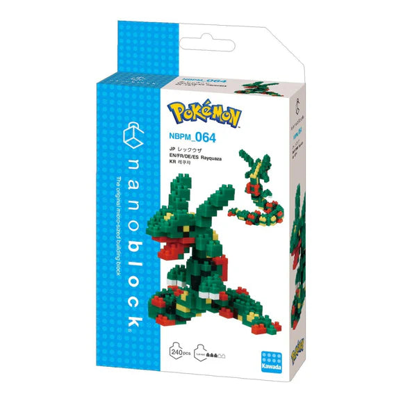 Nanoblock - Pokemon Rayquaza Kit