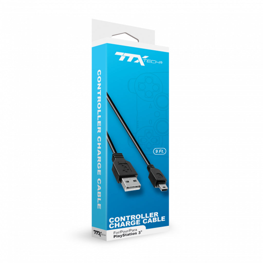 PS3 Charge Cable 9ft (TTX)