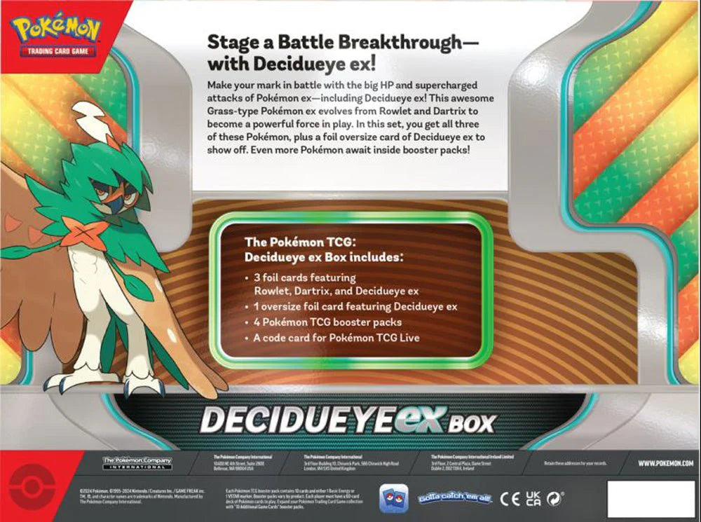 Pokemon TCG - Decidueye ex Box