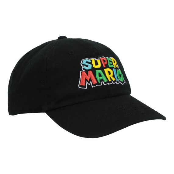 HAT - SMB SUPER MARIO Logo Dad Cap