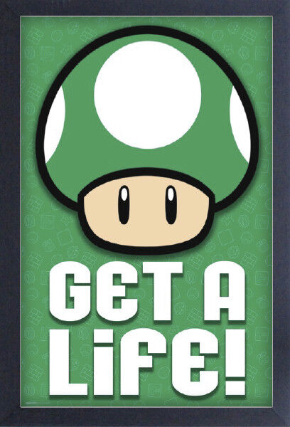 ART - SUPER MARIO 1 UP MUSHROOM