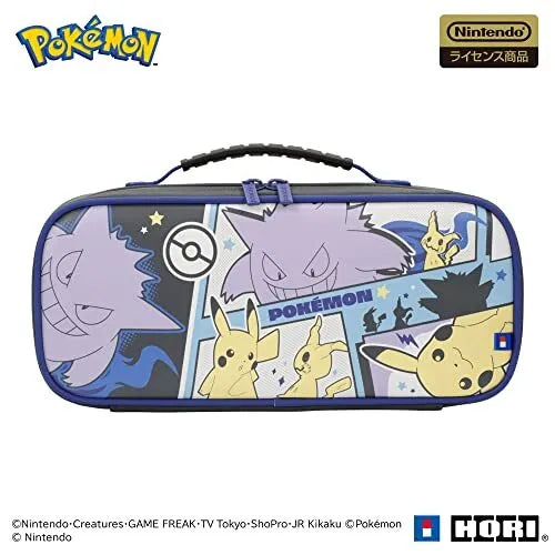 Cargo Pouch Compact For Nintendo Switch (Pikachu & Gengar)