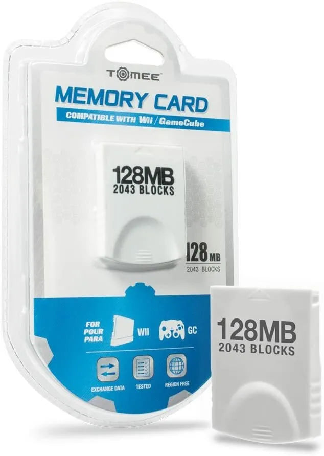 WII & GAMECUBE 128MB MEMORY CARD (TOMEE)