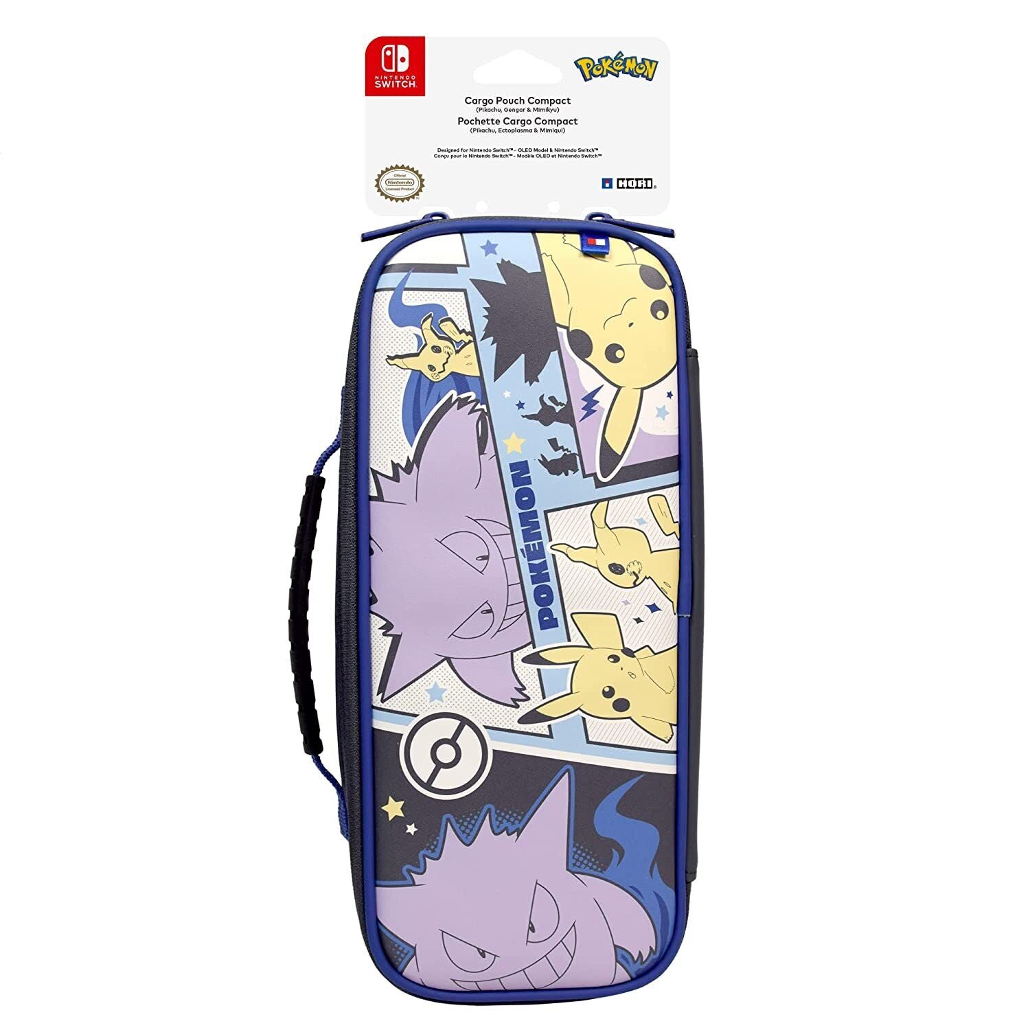 Cargo Pouch Compact For Nintendo Switch (Pikachu & Gengar)