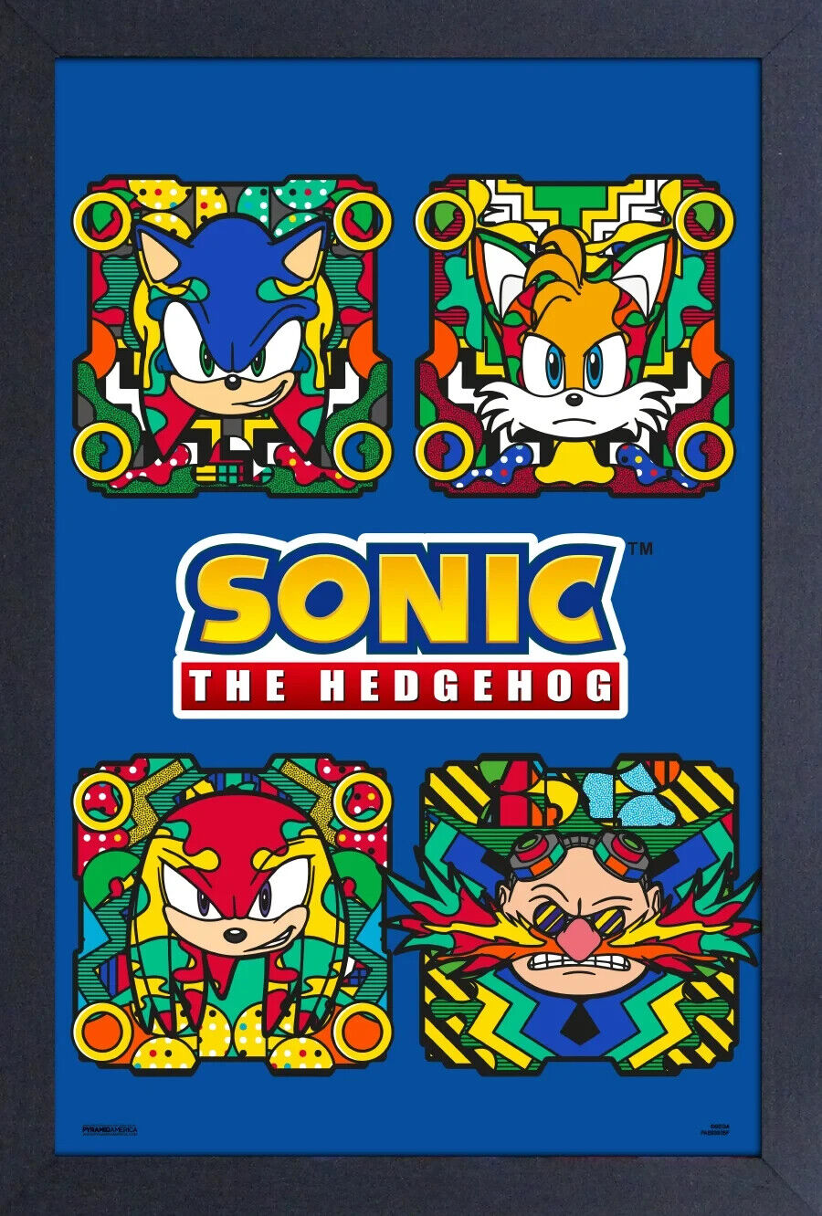 ART - Character Quad Sonic Framed