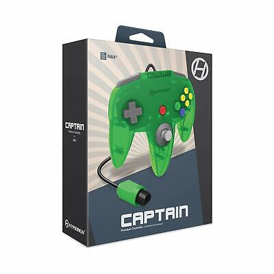 HYPERKIN CAPTAIN PREMIUM CONTROLLER FOR N64 LIME GREEN