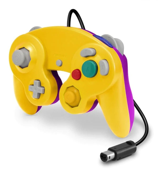 WII & GAMECUBE WIRED CONTROLLER (YELLOW/PURPLE) (CIRKA)