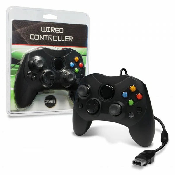 Black Wired Controller for Xbox Original