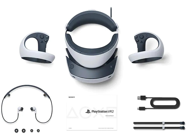 PLAYSTATION VR2 CORE HEADSET + 2 SENSE CONTROLLERS