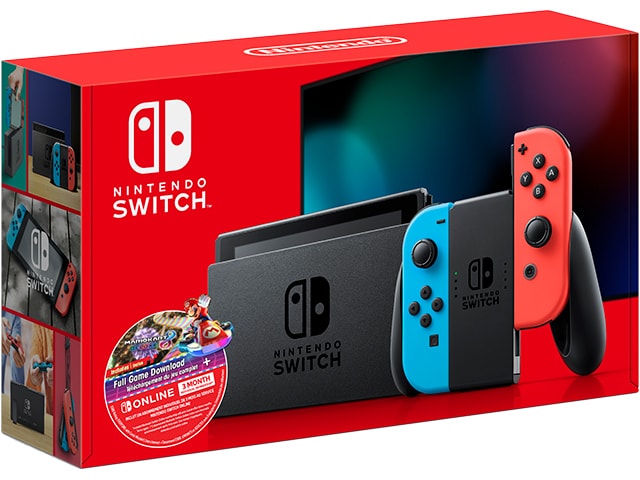 NINTENDO SWITCH RED/BLUE JOYCONS BLACK FRIDAY BUNDLE