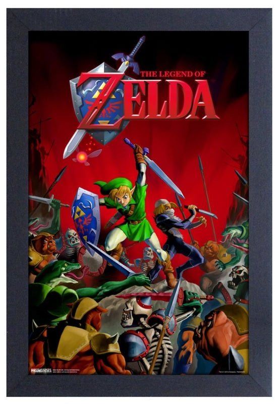 LOZ Ocarina of Time Link & Sheik Battle