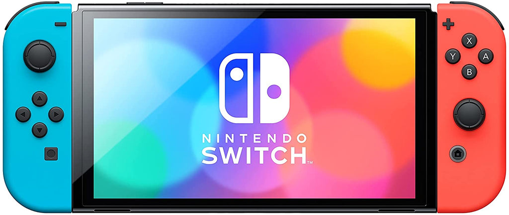 NINTENDO SWITCH (OLED) RED/BLUE JOYCONS $449.99