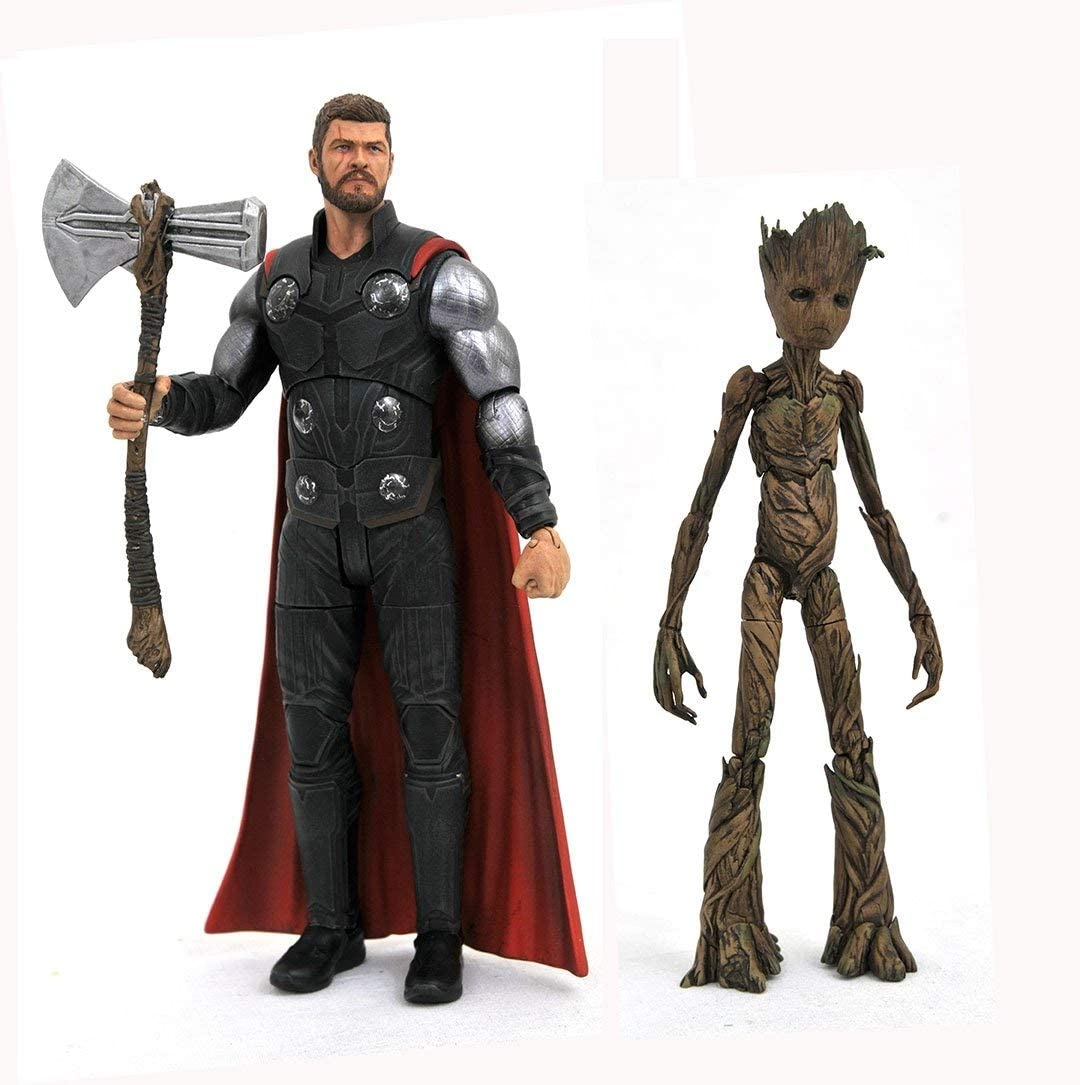 Marvel Select - Thor w. Groot (Infinity War)