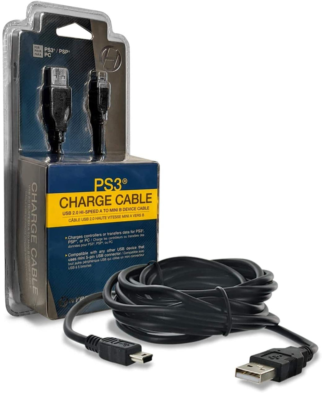 PS3 USB 10ft Charging Cable (Hyperkin)