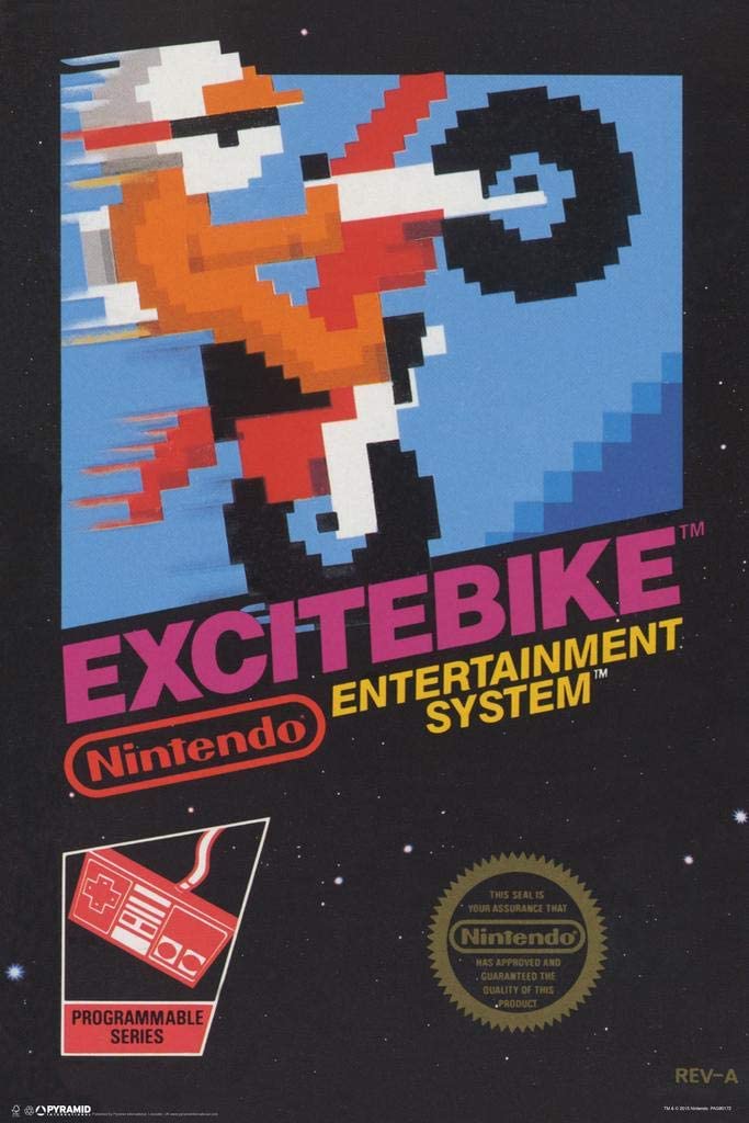 Excitebike NES Cover Art