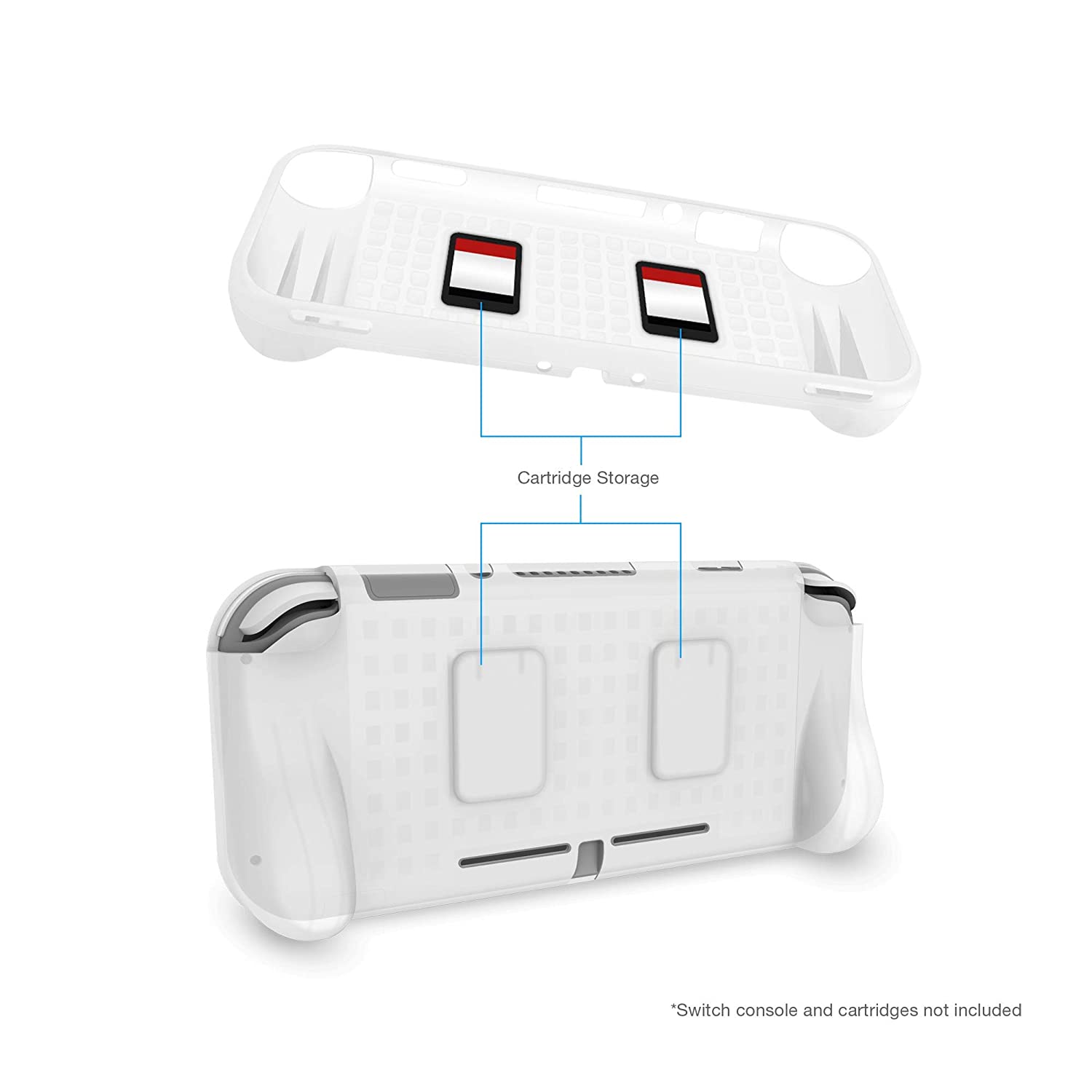 Protective Grip Case White Switch Lite (Hyperkin)