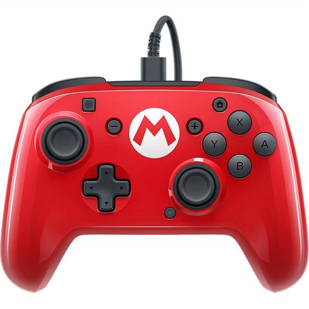 PDP Faceoff Deluxe Wired Controller (Mario) - NSW