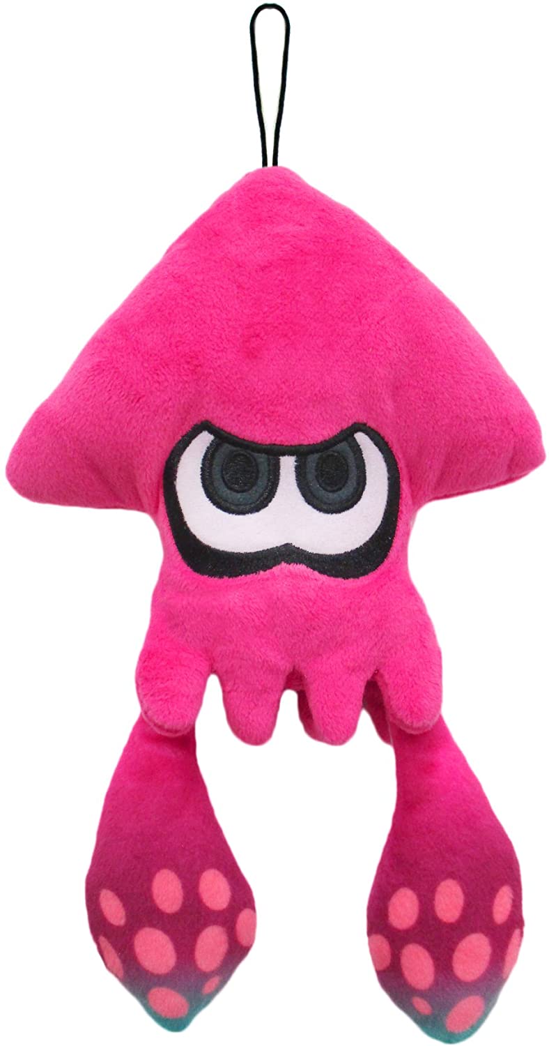 Plush - Inkling Squid Neon Pink 9